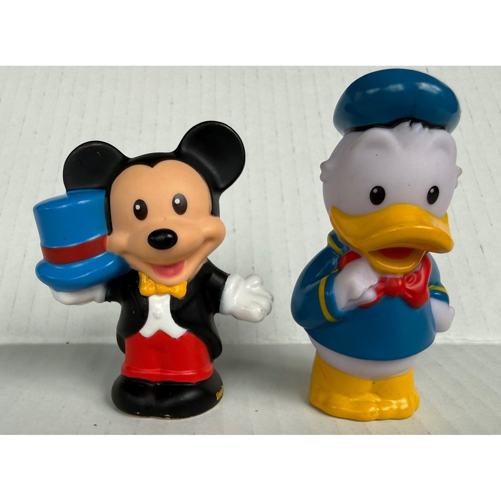 Fisher-Price Little People Disney Mickey Mouse Tuxedo & Donald Duck Figures Set